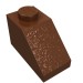 3040b - Reddish Brown - Slope 45Â° 2 x 1 with Bottom Pin