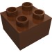 3437 - Duplo Brick 2 x 2 - Reddish Brown