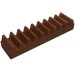 3743 - Reddish Brown - Technic Gear Rack 1 x 4