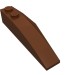 41748 - Wedge Curved 6 x 2 Left, Inner Ridges - Reddish Brown