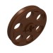 4185 - Technic Wedge Belt Wheel [aka Pulley] - Reddish Brown