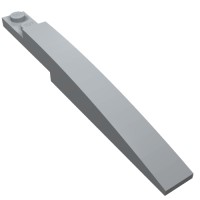 13731 - Brick Curved 10 x 1 [Symmetric Inside Ridges] - Light Bluish Gray