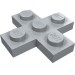 15623pr0003 - Light Bluish Gray - Plate Special 16 x 17 x 2/3 with 1 x 4 Recessed with Cracks and Bursting Lava Print
