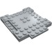 15624 - Light Bluish Gray - Plate Special 8 x 9 x 2/3 with 1 x 4 Recessed