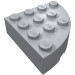 2577 - Brick Round Corner 4 x 4 Full Brick - Light Bluish Gray