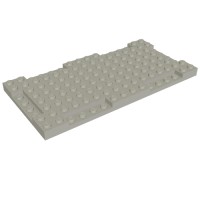 2629 - Plate Special 8 x 16 x 2/3 with Six Recessed Edges - Light Bluish Gray