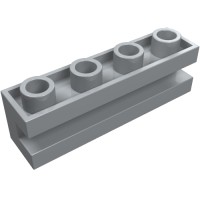 2653 - Brick Special 1 x 4 with Groove - Light Bluish Gray