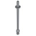 2714a - Light Bluish Gray - Bar 8L - Two Stop Rings / One  Pin, Technic Figure Ski Pole [Rounded End]