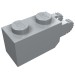30365 - Light Bluish Gray - Hinge Brick 1 x 2 Locking with 2 Fingers Vertical End, 9 Teeth