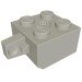 30389c - Light Bluish Gray - Hinge Brick 2 x 2 Locking with 1 Finger Vertical and Axle Hole [X Opening]