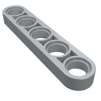 32017 - Technic Beam 1 x 5 Thin - Light Bluish Gray