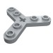 32125 - Light Bluish Gray - Technic Plate Rotor 3 Blade with Smooth Ends and 6 Studs (Propeller)