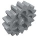 4019 - Light Bluish Gray - Technic Gear 16 Tooth with Round Holes [Old Style]