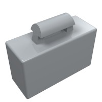 4449 - Bag / Briefcase - Light Bluish Gray