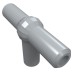 4697b - Pneumatic T-Piece (T Bar) [New Style] - Light Bluish Gray