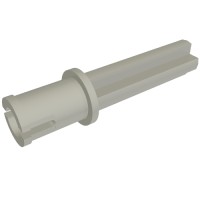 65249 - Technic Axle Pin 3L without Friction Ridges and 2L Axle - Light Bluish Gray