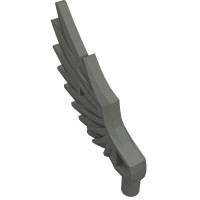 11100 - Animal / Creature Body Part, Wing Feathered - Dark Bluish Gray
