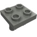 15092 - Dark Bluish Gray - Plate 2 x 2 with 2 Pins