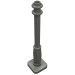 2039 - Dark Bluish Gray - Lamp Post 2 x 2 x 7 with 6 Base Flutes