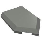 22385 - Tile Special 2 x 3 Pentagonal - Dark Bluish Gray