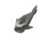 2547 - Dark Bluish Gray - Animal Body Part, Shark Body, without Bottom Tube