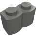 30136 - Brick Special 1 x 2 Palisade [aka Log] - Dark Bluish Gray