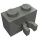 30237a - Dark Bluish Gray - Brick Special 1 x 2 with Vertical Clip [Thick U Clip]