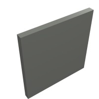 30258 - Road Sign Clip-on 2 x 2 Square - Dark Bluish Gray