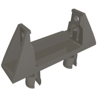 30636 - String Reel 1 x 4 x 2 Holder with 2 Technic Pins - Dark Bluish Gray