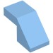 28192 - Medium Blue - Slope 45Â° 2 x 1 with 2/3 Inverted Cutout and no stud