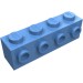 30414 - Brick Special 1 x 4 with 4 Studs on One Side - Medium Blue