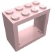 4132 - Light Pink - Window 2 x 4 x 3 Frame with Solid Studs