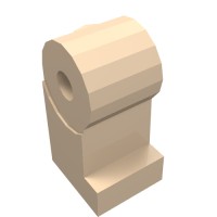 3817 - Leg, Left - Light Nougat