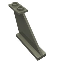 2340 - Wing, Tail 4 x 1 x 3 - Dark Gray