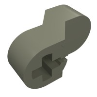 2854 - Technic Engine Crankshaft Center - Dark Gray