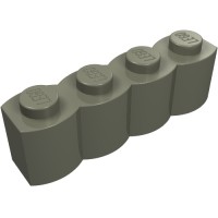 30137 - Brick Special 1 x 4 Palisade [aka Log] - Dark Gray