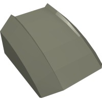 30602 - Slope Curved 2 x 2 with Lip, No Studs - Dark Gray