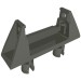 30636 - Dark Gray - String Reel 1 x 4 x 2 Holder with 2 Technic Pins
