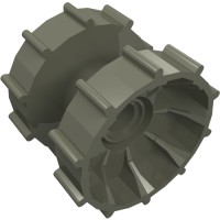 32007 - Technic Tread Hub - Dark Gray