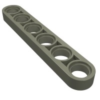 32063 - Technic Beam 1 x 6 Thin - Dark Gray