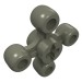 32072 - Dark Gray - Technic Knob Wheel