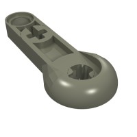 41679 - Technic Rotation Joint [Half-Ball 3L Thin Beam] - Dark Gray