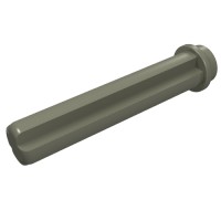 6587 - Technic Axle 3 with Stud - Dark Gray
