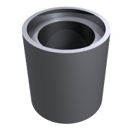 18654 - Technic Pin Connector Round 1L [Beam] - Metallic Silver