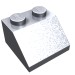3039 - Slope 45Â° 2 x 2 - Metallic Silver