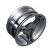 32077 - Metallic Silver - Wheel 70 x 28 mm Futuristic