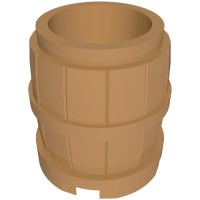 2489 - Barrel 2 x 2 x 2 - Medium Nougat