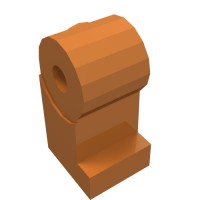 3817 - Leg, Left - Medium Nougat
