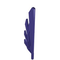 11091 - Creature Body Part, Wing 9L with Stylized Feathers - Dark Purple
