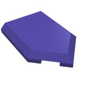22385 - Tile Special 2 x 3 Pentagonal - Dark Purple